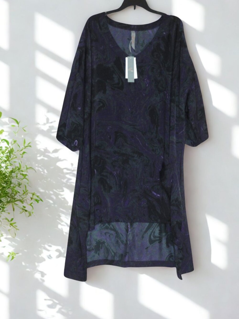 Melissa McCarthy Seven7 (2X) Purple Short Sleeve Tunic Top - NWT